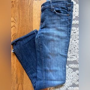7 For All Mankind Jeans Womens Size 30 Stretch Style U075080U Pocket Bootcut